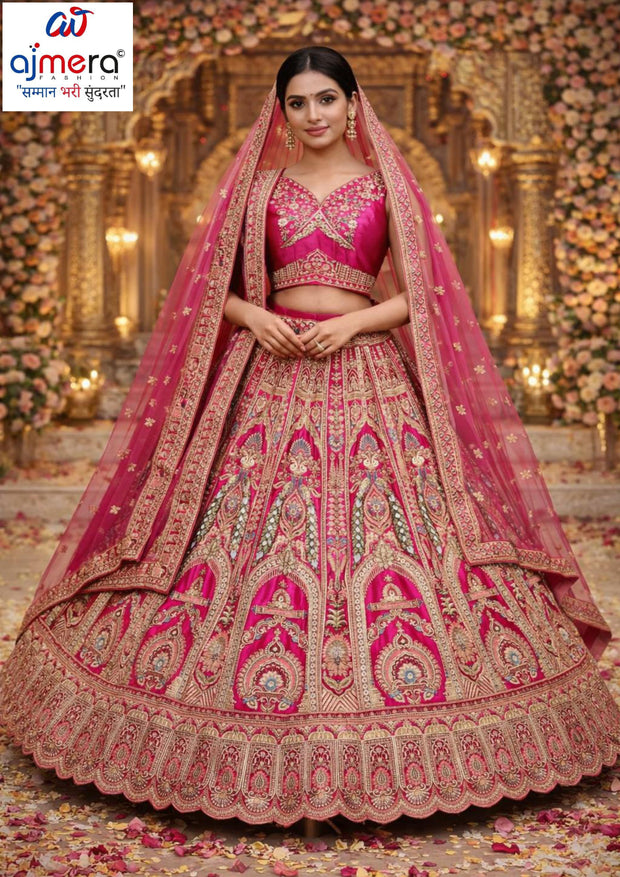 Hand Work Lehenga Blouse With Lehenga Dupatta Manufacturer Supplier Exporter|ABF-DIRGHAYU