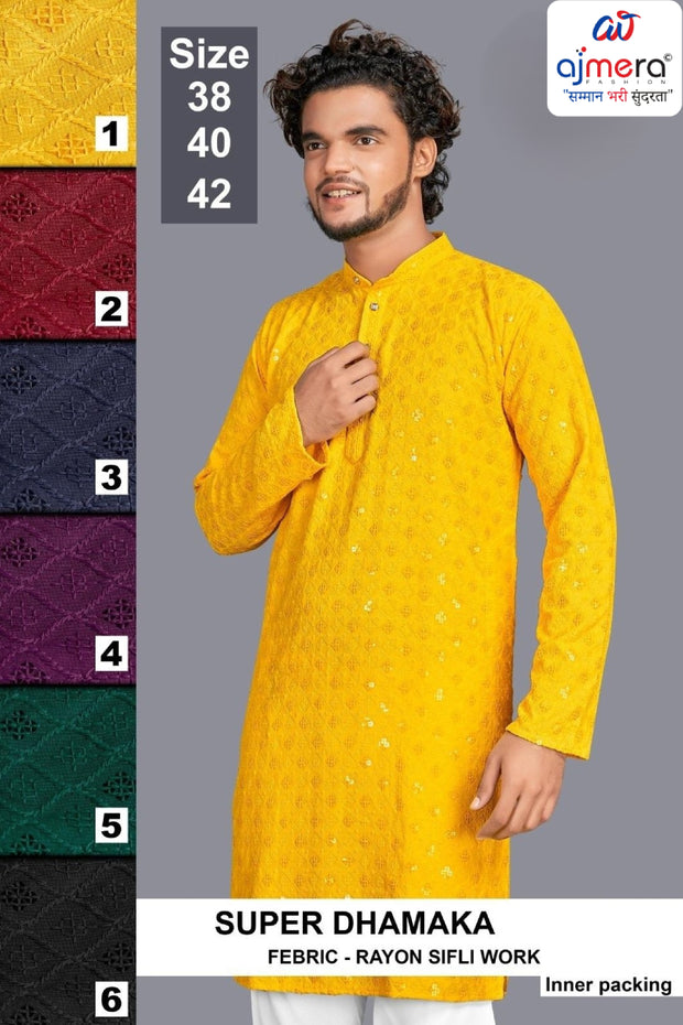 Premium Men's Kurta for Festive & Traditional Wear | NKJ-SUPAR DHAMAKA