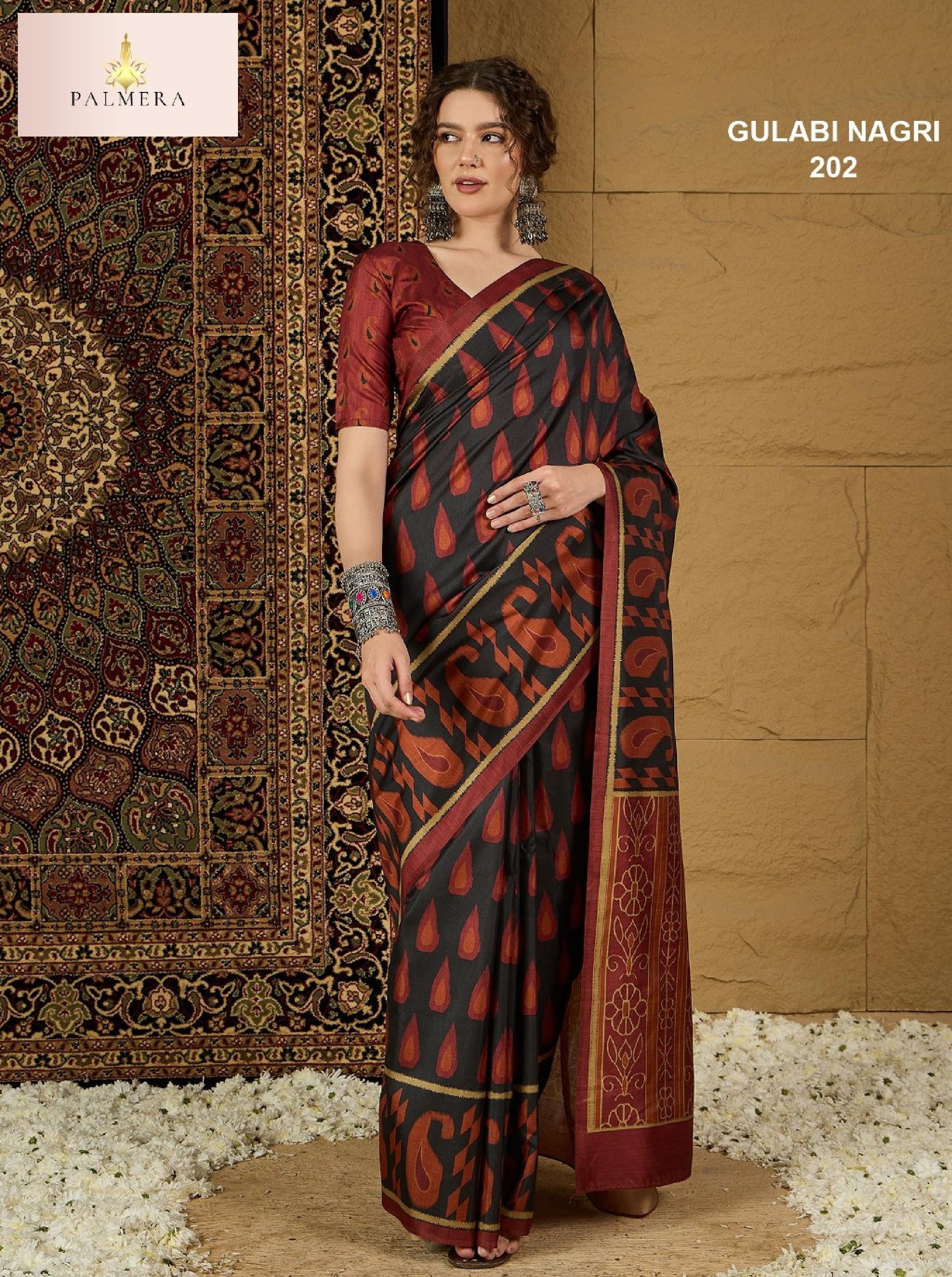 Gulabi Nagri Dolphin Saree with Blouse for Premium Ethnic and Designer Wear | ALL-GULABI NAGRI VOL-02
