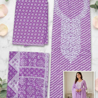 Pure Cotton Unstitched Suit Set | NCY-COTTON KOMAL