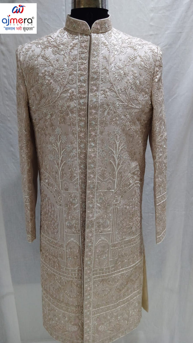 Mens Sherwani Manufacturer for Retailers | SNA-MSW11269