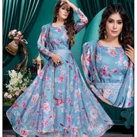 Designer Organza Gown for Women | PNC-2136