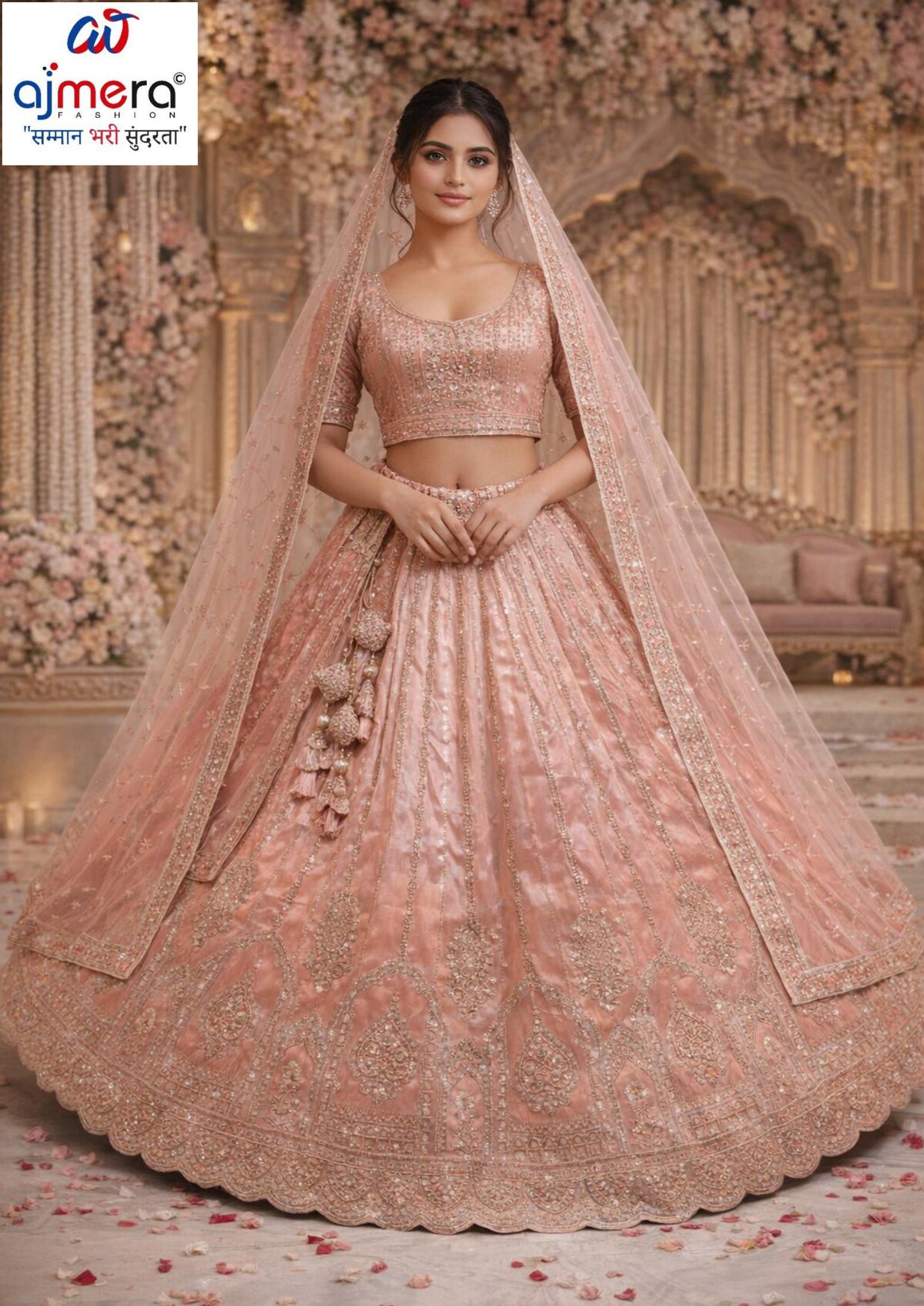 Nirupam Viscose Jari Hand Work Lehenga Manufacturer Supplier Exporter|ABF-NIRUPAM