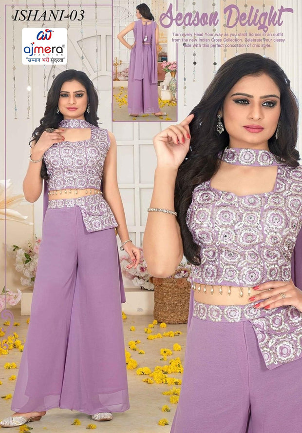 Designer Gown for Women Wholesale – Elegant Jorjet Party Wear | KTX-ISHANI-03