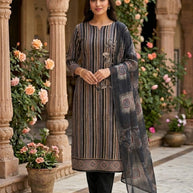 Premium Designer Unstitched Suit Set | KVV-MAHARANI VOL-181