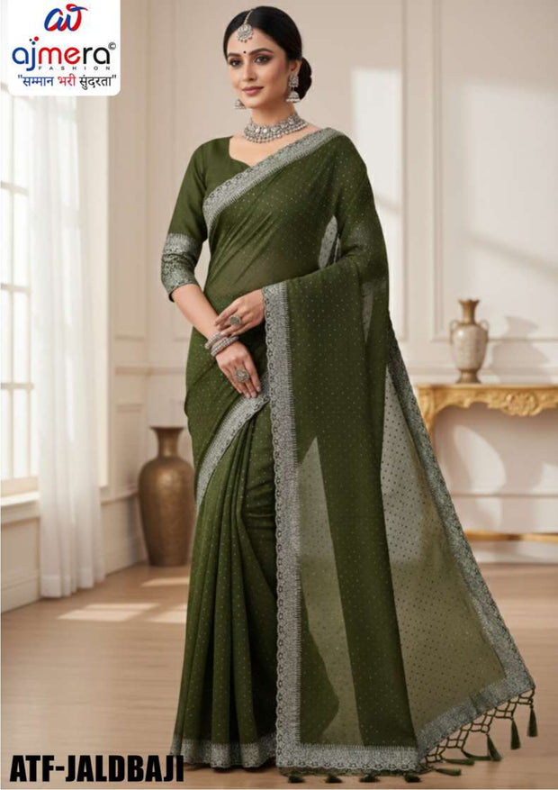 Saree Manufacturer in Surat with Blouse Piece for Premium Ethnic and Traditional Wear | ATF-JALDBAJI