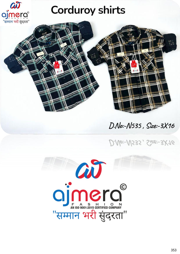 Wholesale Boys Imported Shirt Collection | VNA-N535
