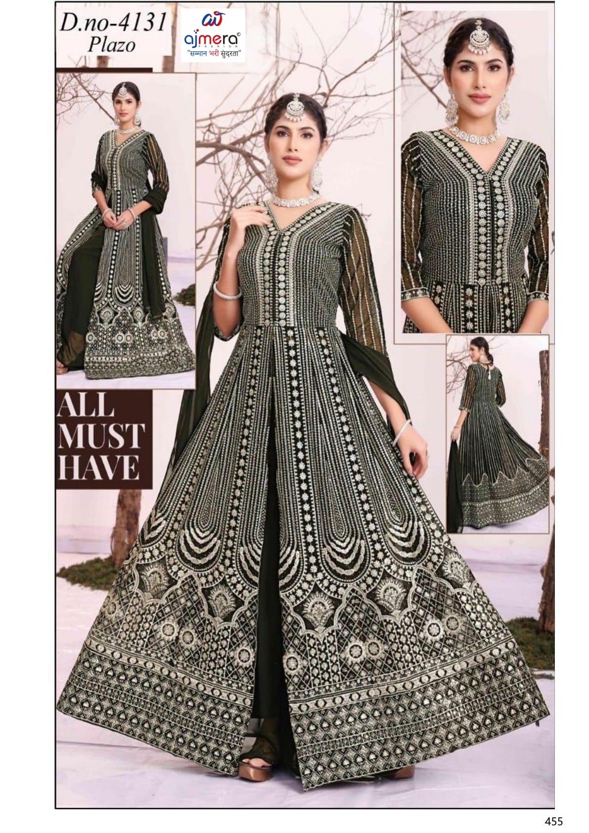 Designer Georgette Gown for Women | KTX-4131-L