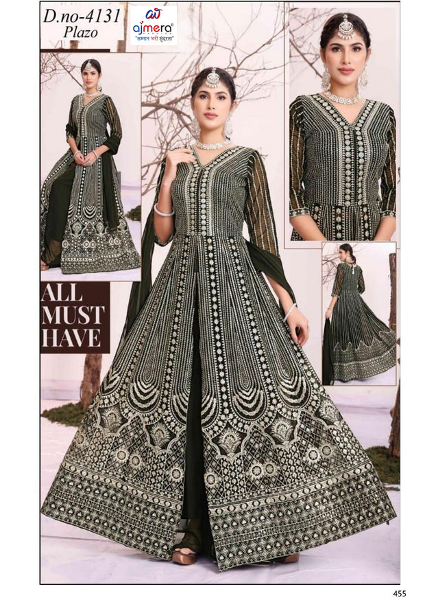Designer Georgette Gown for Women | KTX-4131-L