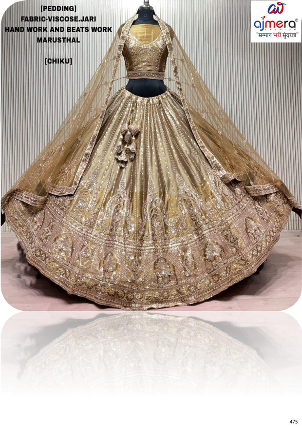 Marusthal Viscose Jari Hand Work Lehenga Manufacturer Supplier Exporter|ABF-MARUSTHAL