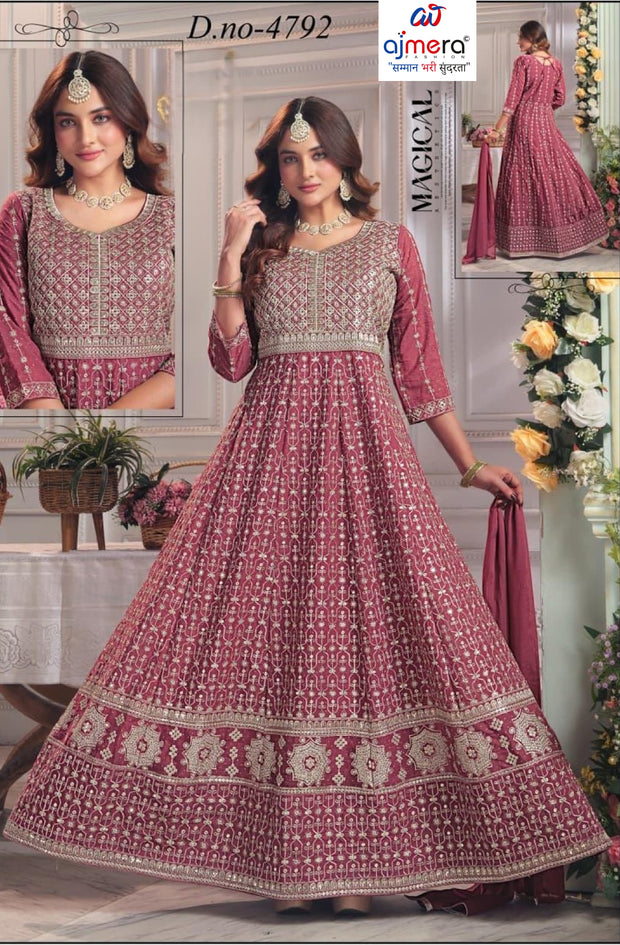 Designer Georgette Gown for Women | KTX-4792-XL