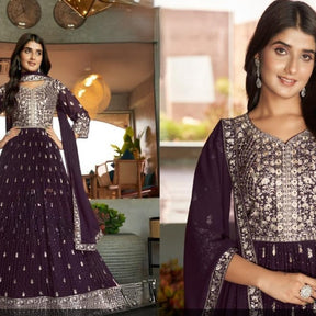 Designer Georgette Gown for Women | JNX-SANIYA-XL