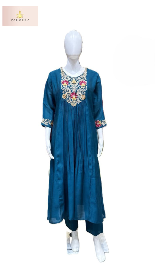 Graceful Designer Palmera Kurti Set for Women | MIK-359E