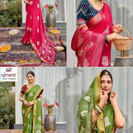 Contemporary Printed Saree with Blouse Piece for Premium Wear  | VDT-REEVA