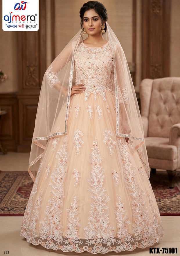 Designer Net Gown for Women | KTX-75101