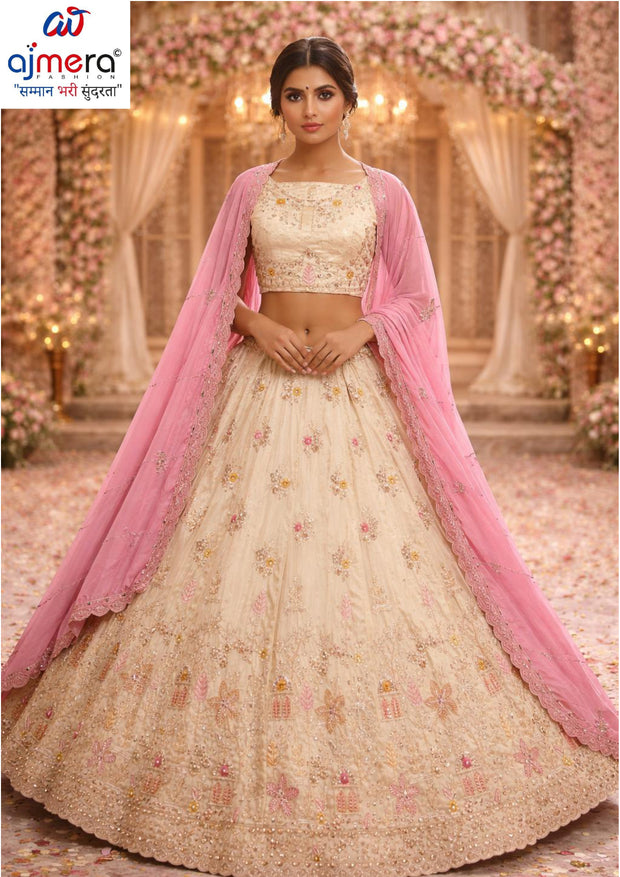 Fancy Embroidery Work Lehenga Choli Manufacturer Supplier Exporter|ADD-MAHASWETA