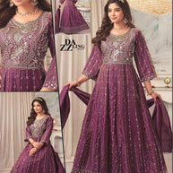 Elegant Shimmer Designer Party Wear Gown for Women | SHP-5226