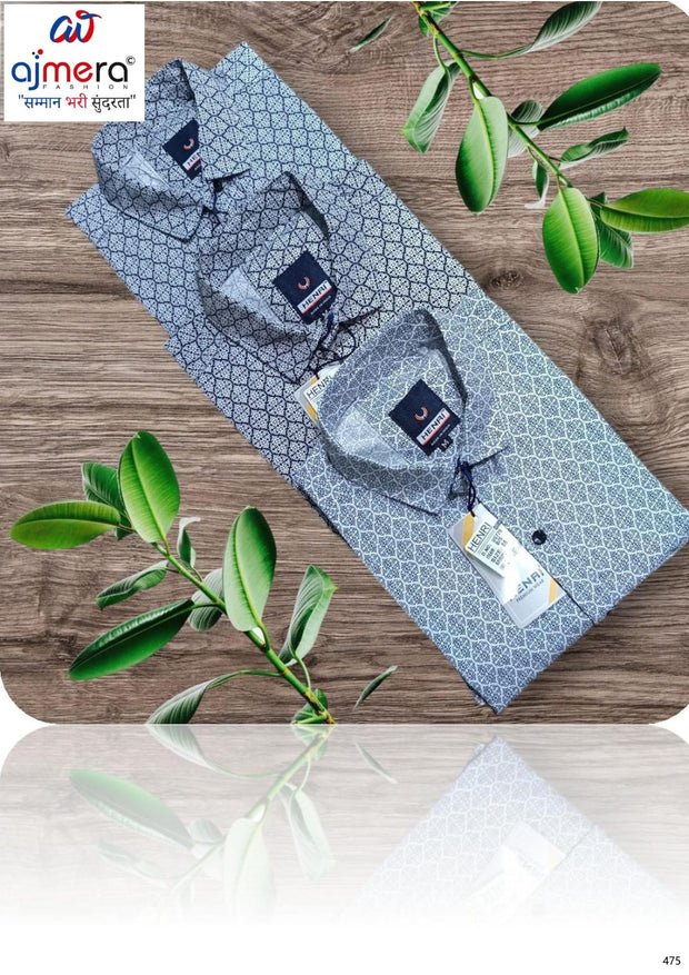 Mens Printed Shirt Wholesale Supplier India | HMF-PRINT SHIRT
