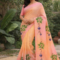 Printed Print Loose Saree without Blouse for Premium Ethnic and Traditional Wear | AA-LALLANTOP
