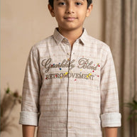 Cotton Kids Shirt Wholesale in Surat | HMF-20982