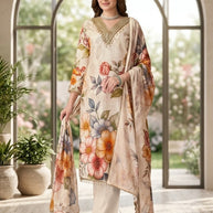 Premium Viscose Unstitched Suit Set | VAS-KITTY-3