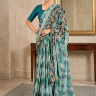 Chic Printed Saree with Blouse Piece for Sophisticated Ethnic Style | PRM-MISS UNIVERSE