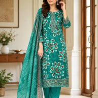 Premium Rayon Unstitched Suit Set | VAS-TURKISH-9