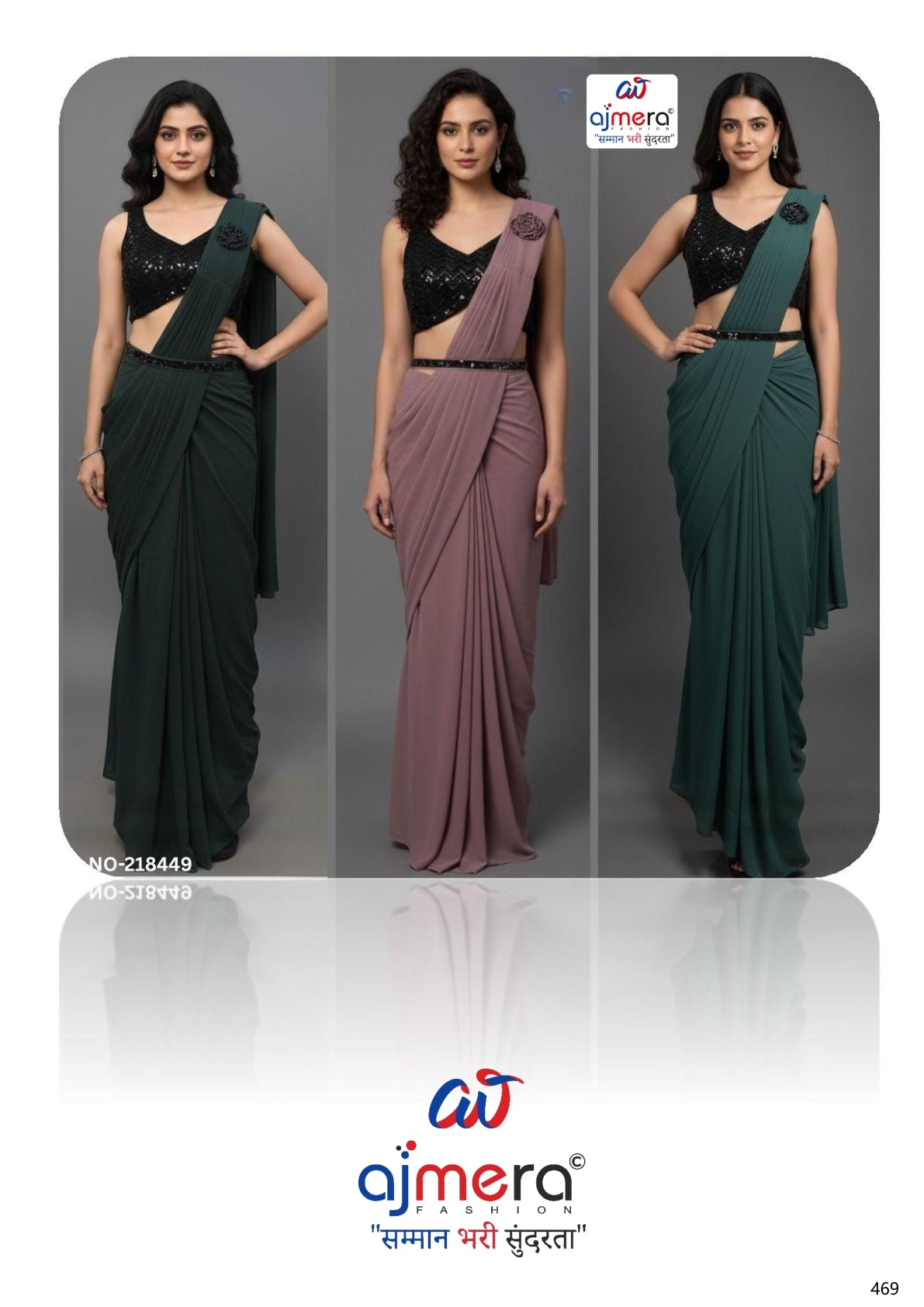 Designer Georgette Gown for Women | SDO-218449