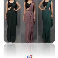 Designer Georgette Gown for Women | SDO-218449