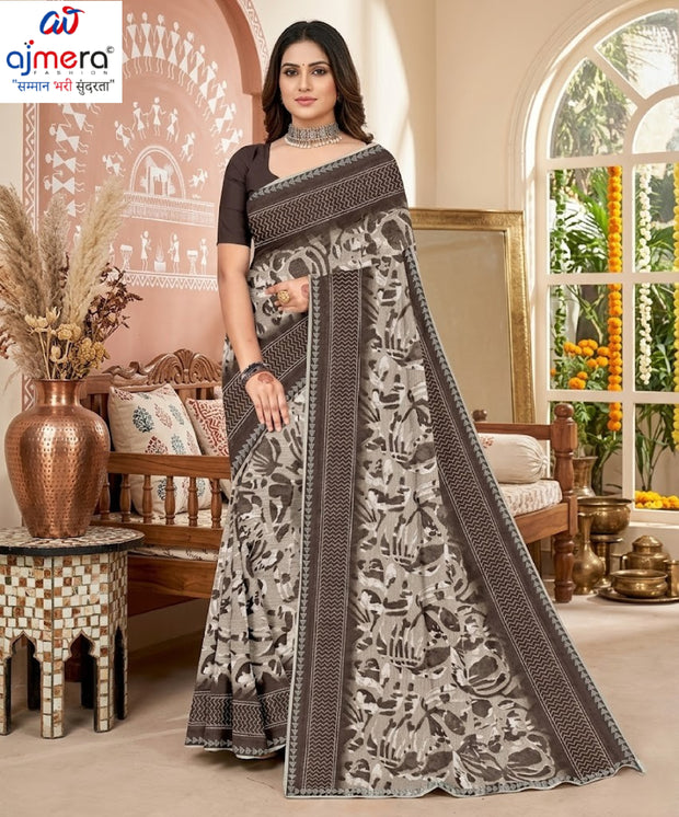 Beautiful Printed Saree with Blouse Piece for Cultural Celebrations | GPT-MEGHA-1