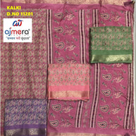 Exclusive Printed Saree with Blouse Piece for Elegant Ethnic Look  | WLN-KALKI-11201