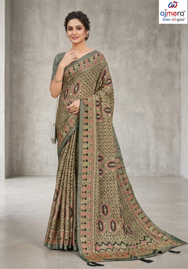 Stylish Printed Saree with Blouse Piece for Traditional Celebrations  | RDD-INDIRA VOL-02
