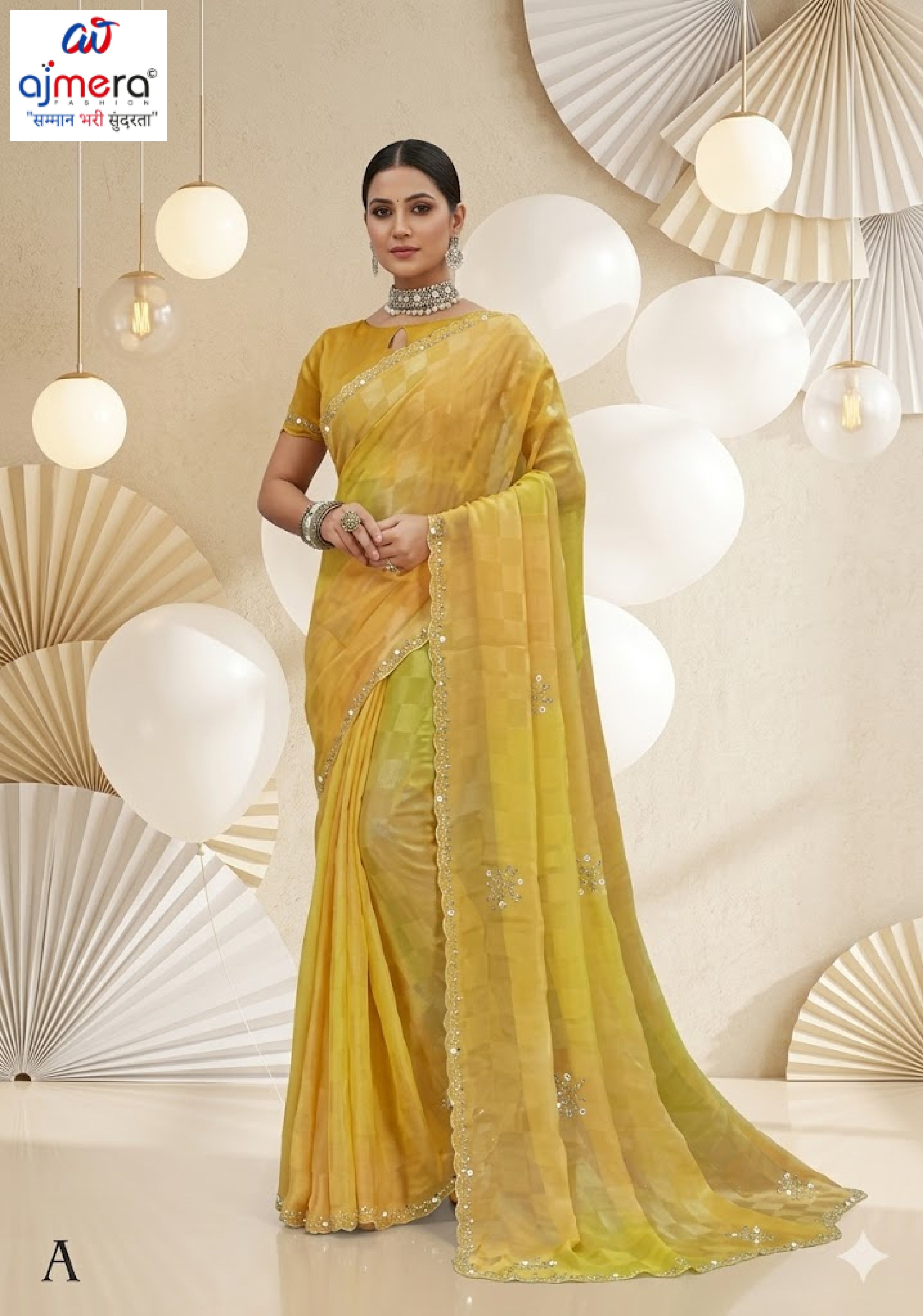 Chic Printed Saree with Blouse Piece for Sophisticated Ethnic Style  | RDD-BHUMIKA