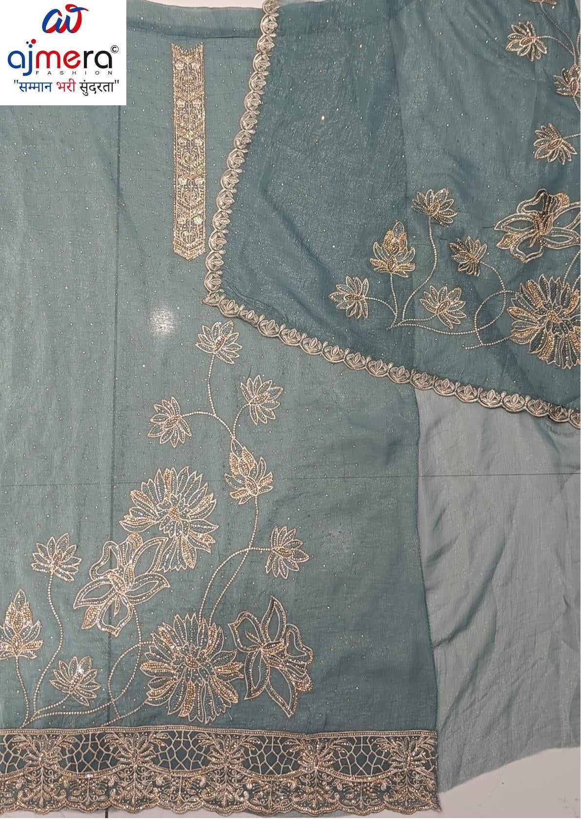 Premium Floot Unstitched Suit Set | AAR-FLUTE SILK