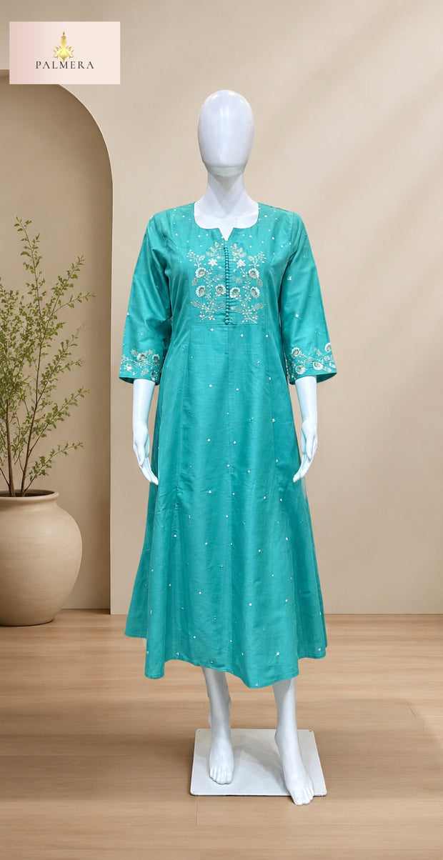 Elegant Designer Palmera Kurti Set for Women | MIK-344C