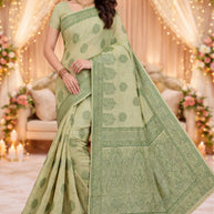 Wedding Rapier Silk Matching Saree With Blouse Piece | DBU-MISS GUNJAN VOL-2