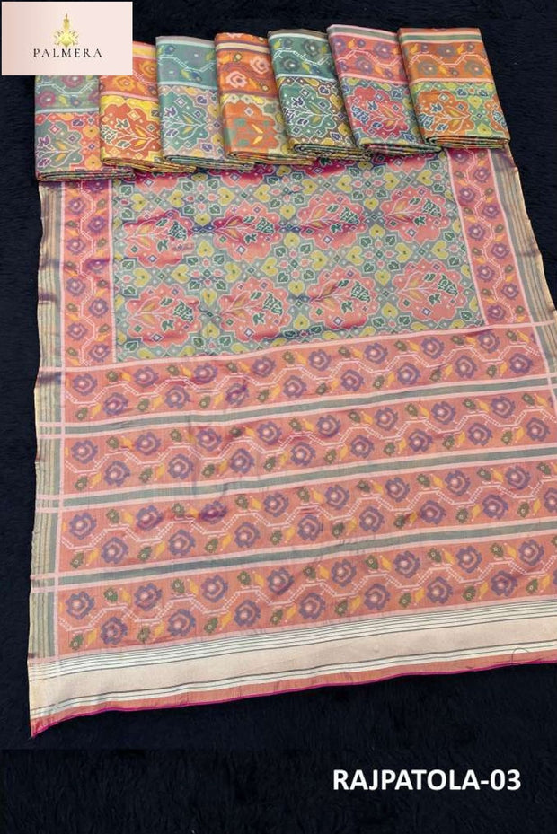 Palmera Saree Manufacturer and Palmera Saree Supplier | ALL-RAJPATOLA-03