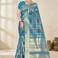 Rich Jacquard Silk Saree with Blouse Piece for Sophisticated Ethnic Style | TUL-PREM PAKHI SILK VOL-02