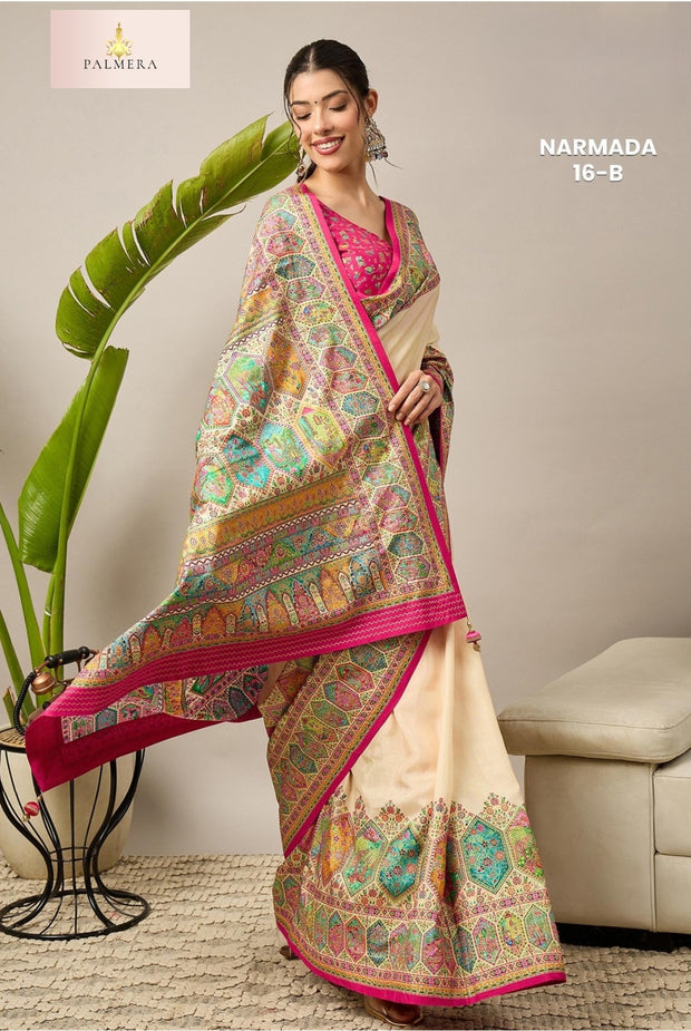 Palmera Saree Wholesaler and Palmera Saree Supplier | ALL-NARMADA-16
