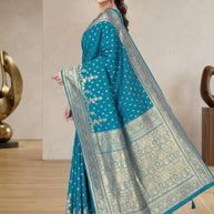Elegant Jacquard Silk Saree with Designer Blouse Piece for Festive Elegance | TUL-VEERA SILK VOL-03