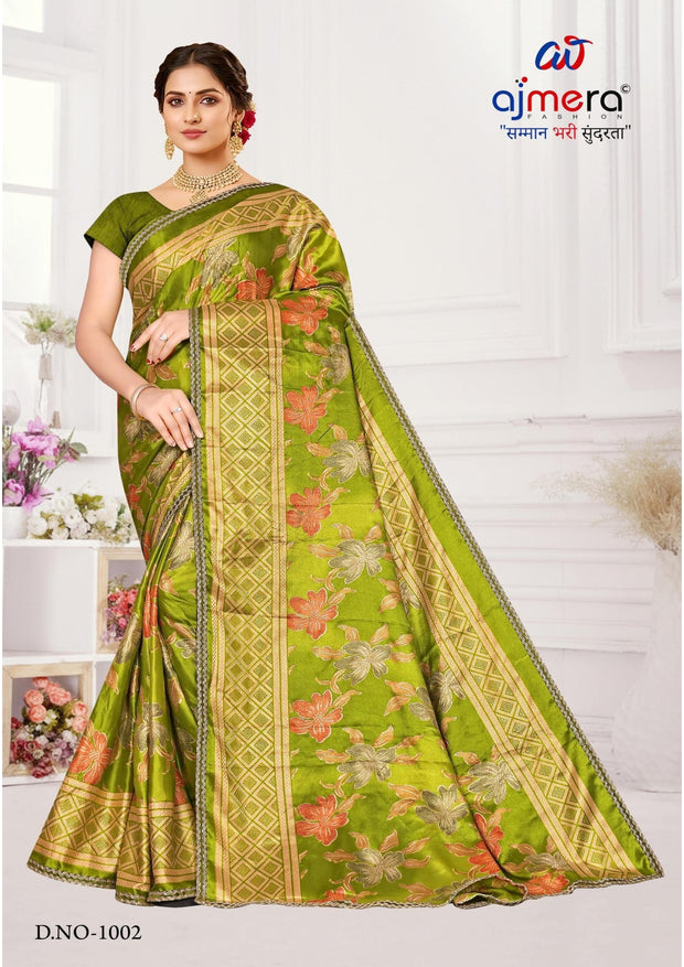 Contemporary Printed Saree with Blouse Piece for Premium Wear | SNR-GAURI RANI