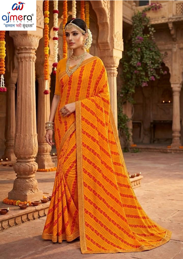 Lycra Dyed Matching Saree Collection without Blouse for Premium Ethnic and Traditional Wear | JP-SAAWARIYA