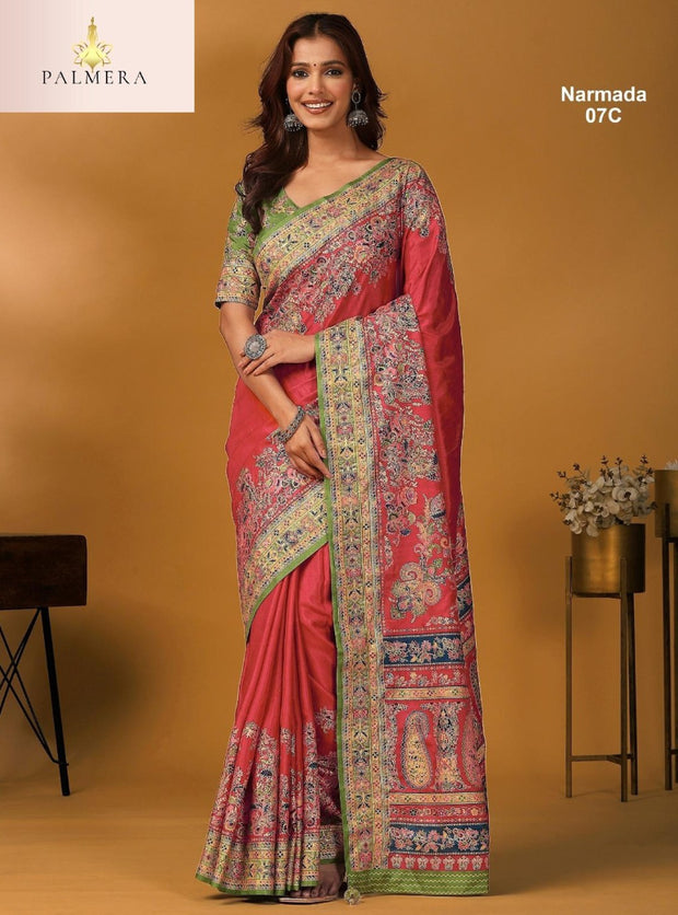 Palmera Saree Wholesaler and Palmera Saree Supplier | ALL-NARMADA-07