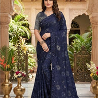 Contemporary Printed Saree with Blouse Piece for Premium Wear  | RDD-YUKTI VOL-60
