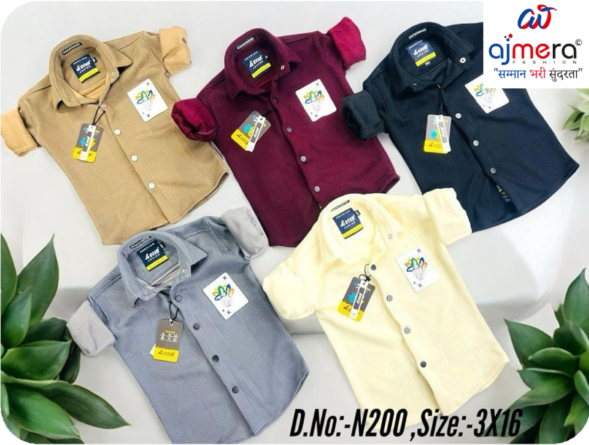 Wholesale Boys Knitted Shirt | VNA-N200