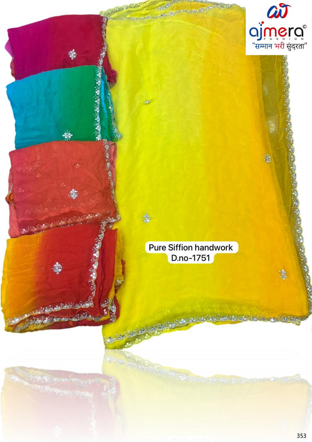 Handwork Heritage Saree Manufacturer and Handwork Heritage Saree Supplier | SXS-1751