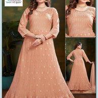 Elegant Designer Party Wear Gown for Women | PNC-462