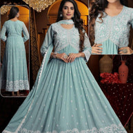 Designer Georgette Gown for Women | SHP-JASMIN-107