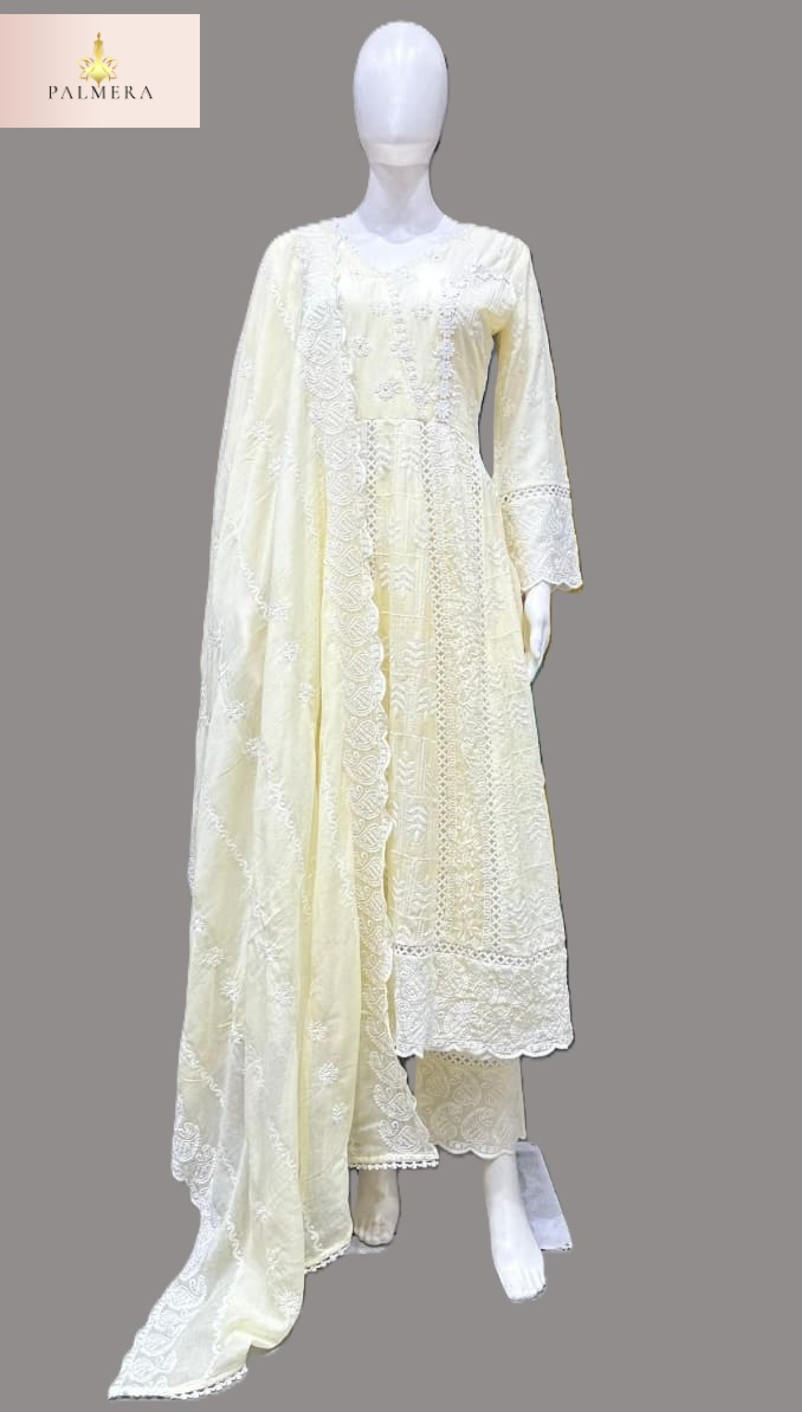 Elegant Designer Palmera Kurti Set for Women | MIK-330B