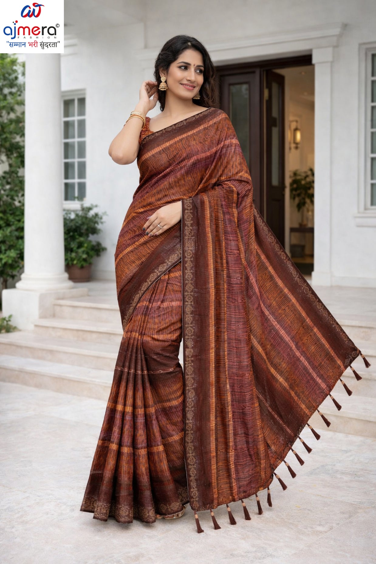 Matching Saree Wholesale with Blouse Piece for Premium Ethnic and Traditional Wear | RAL-BHASKAR
